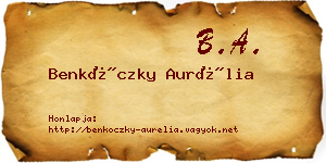 Benkóczky Aurélia névjegykártya